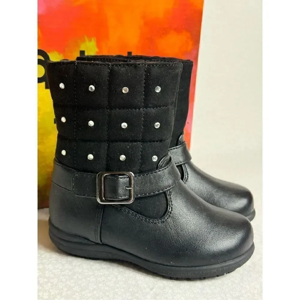RACHEL SHOES Toddler Girls SIZE 5 CAMILLA Boots in BLACK